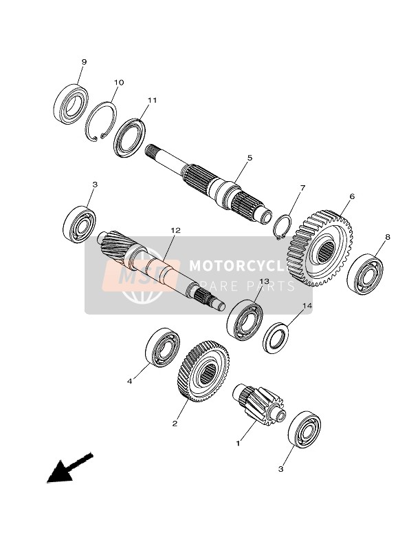 Yamaha XMAX 300 2021 Transmisión para un 2021 Yamaha XMAX 300